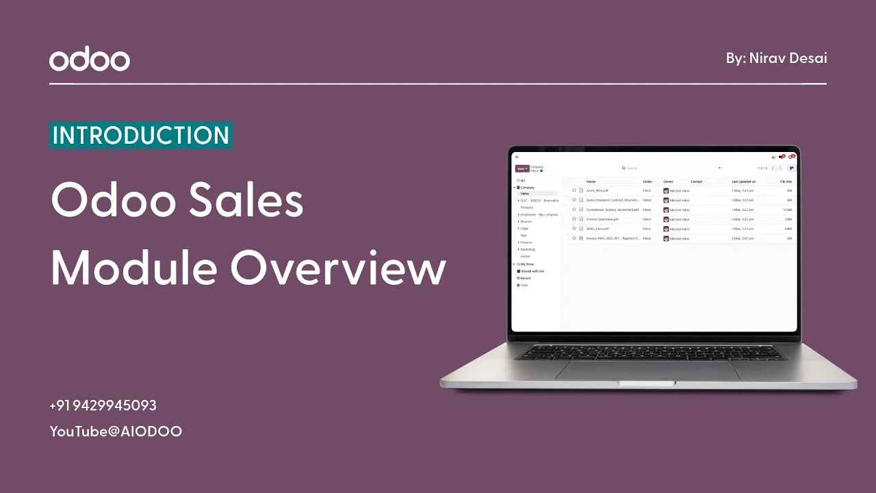 Odoo Sales Module Overview