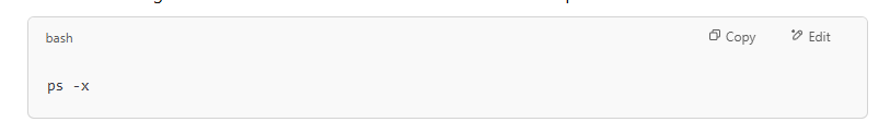 List Running Processes